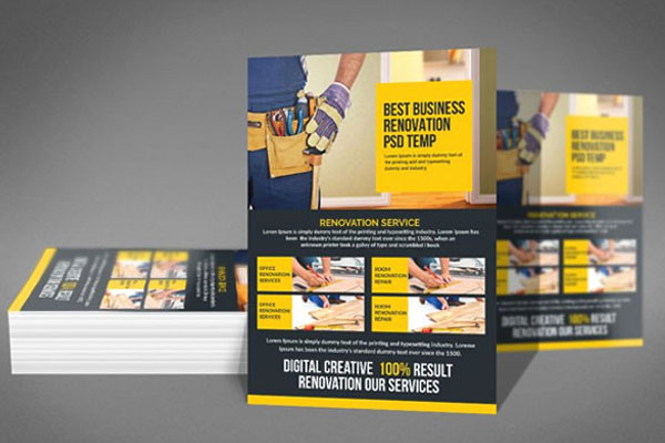 Construction Flyer Templates – Free & Premium PSD, Ai, Word, Doc, InDesign Formats Download